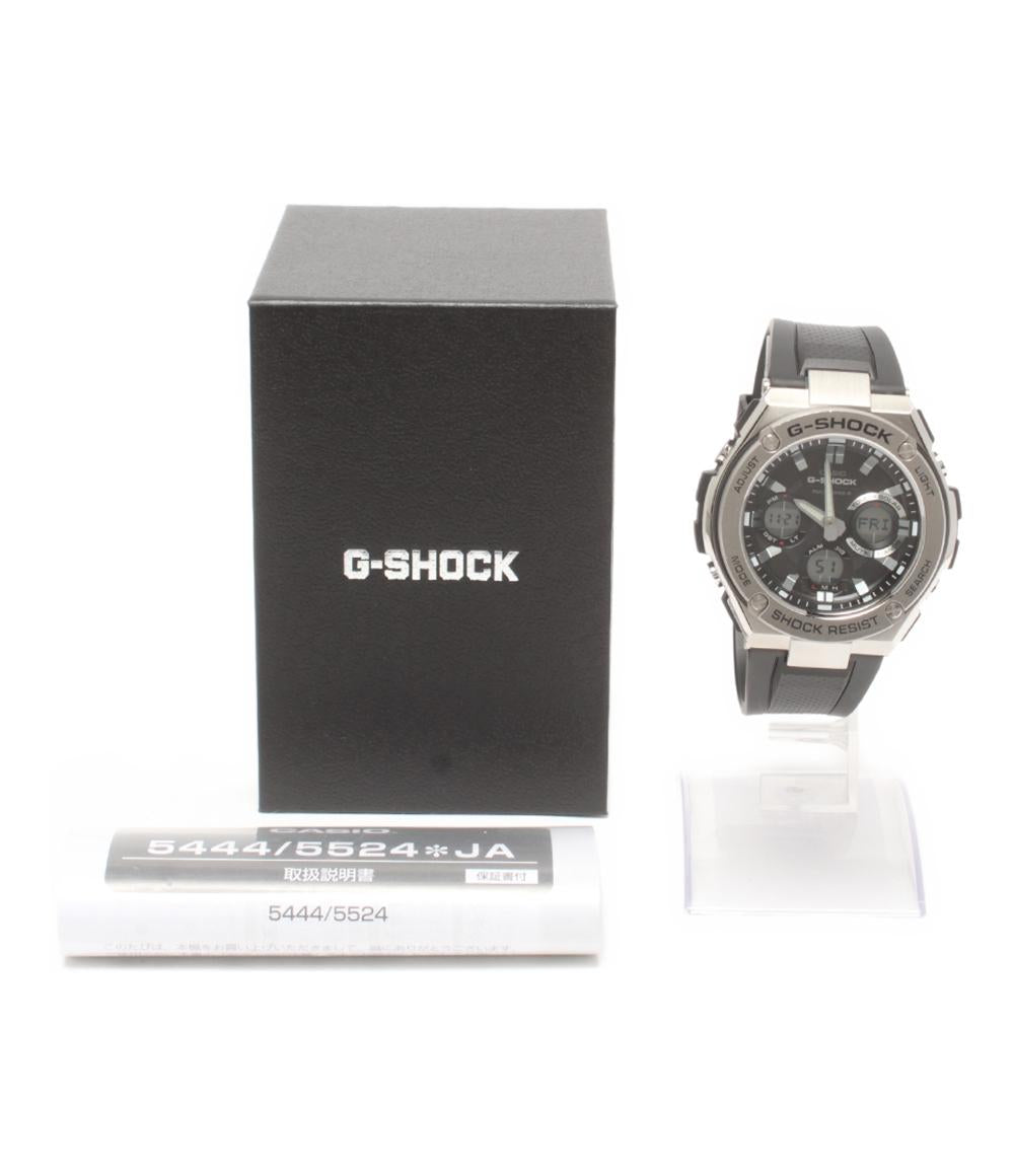 CASIO 腕時計 Gスチール G-STEEL G-SHOCK ソーラー ブラック GST-W110-1AJF メンズ カシオ