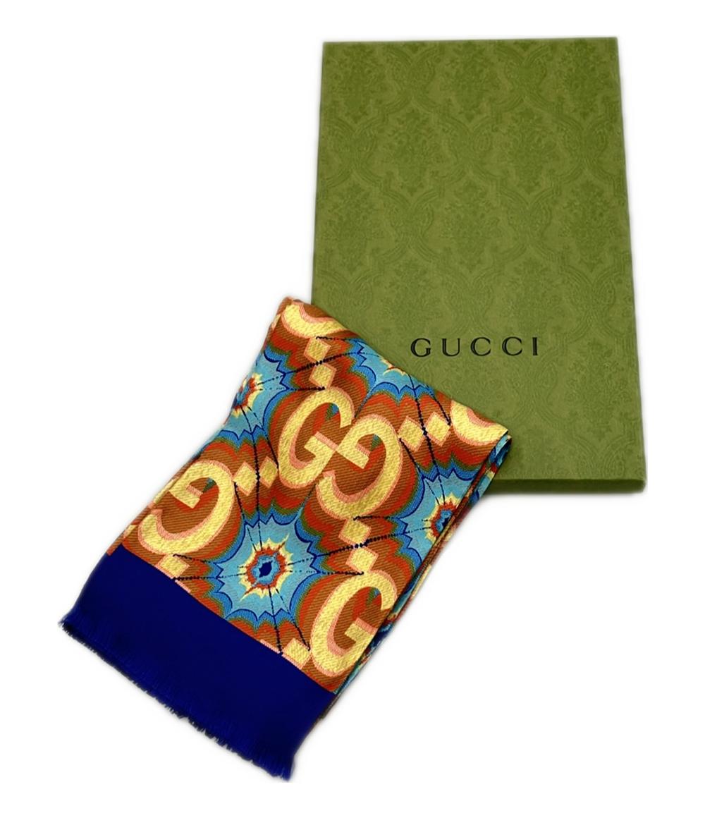 美品 GUCCI スカーフ シルク100% 100th Anniversary Limited Edition Scarf 692032 レディース メンズ グッチ