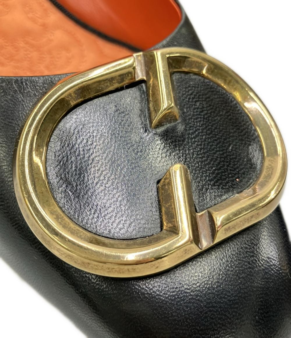 サントーニ チャンキーヒールパンプス 56731 レディース SIZE 371/2 (L) Santoni