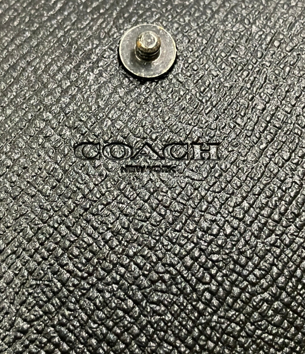 美品 COACH 三つ折り長財布 F87932 レディース コーチ