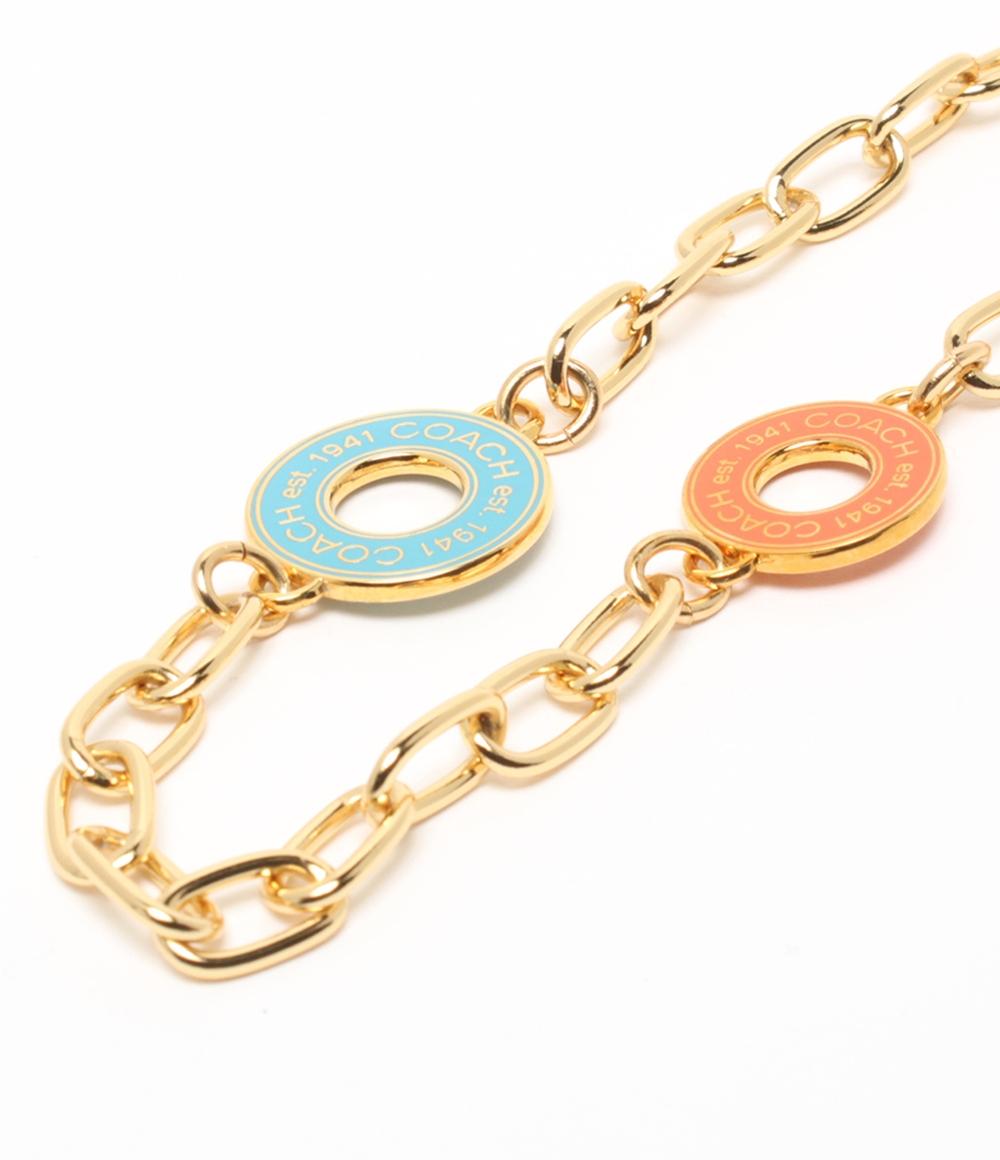 美品 COACH ネックレス チェーン レディース コーチ