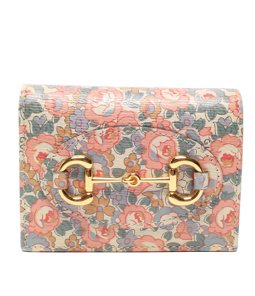 GUCCI LIBERTY 二つ折りコンパクト財布 ホースビットカードケース
