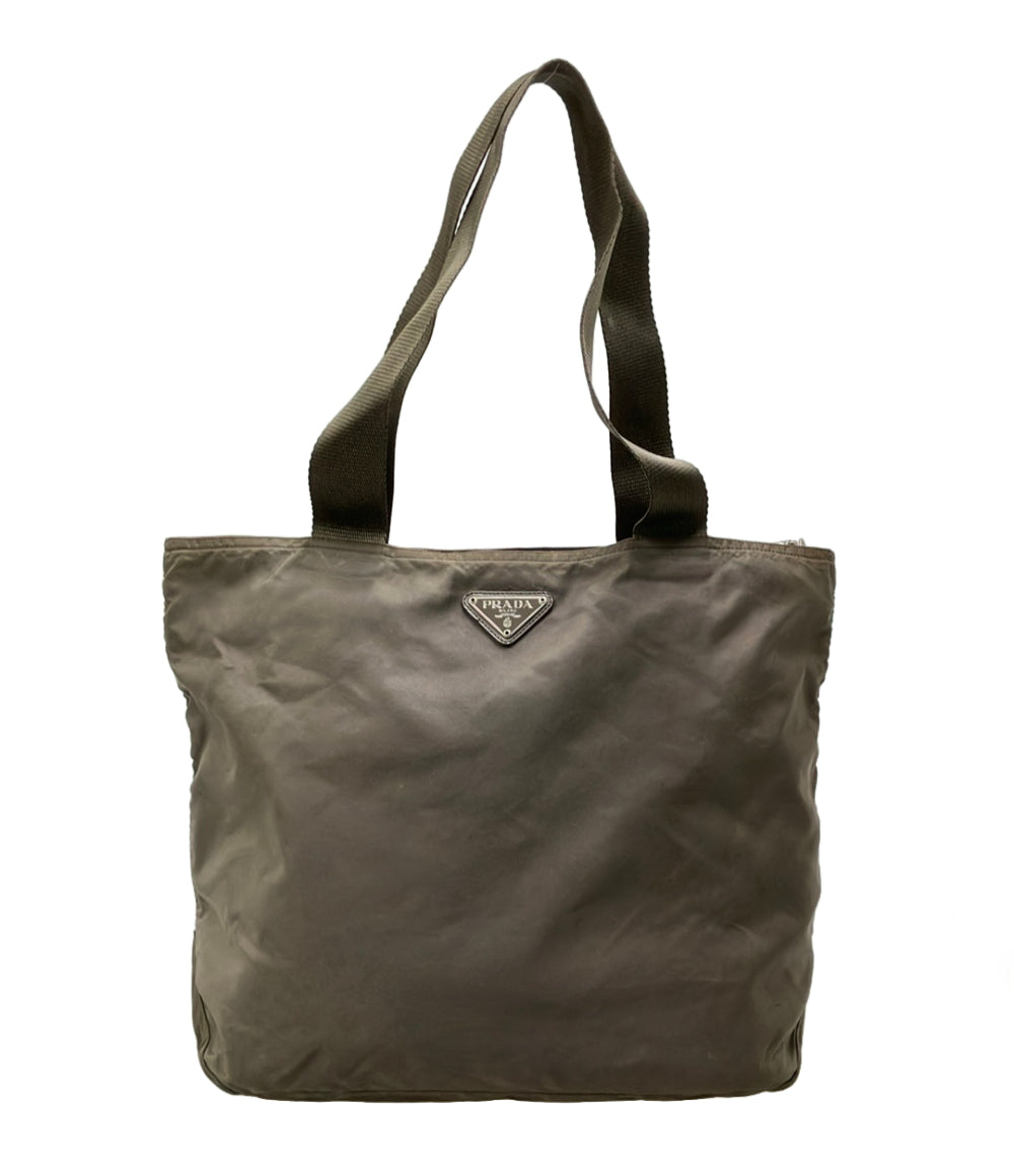 プラダ　トートバッグ　チャコールグレー PRADA トートバッグ レディース プラダ – Rehello by BOOKOFF