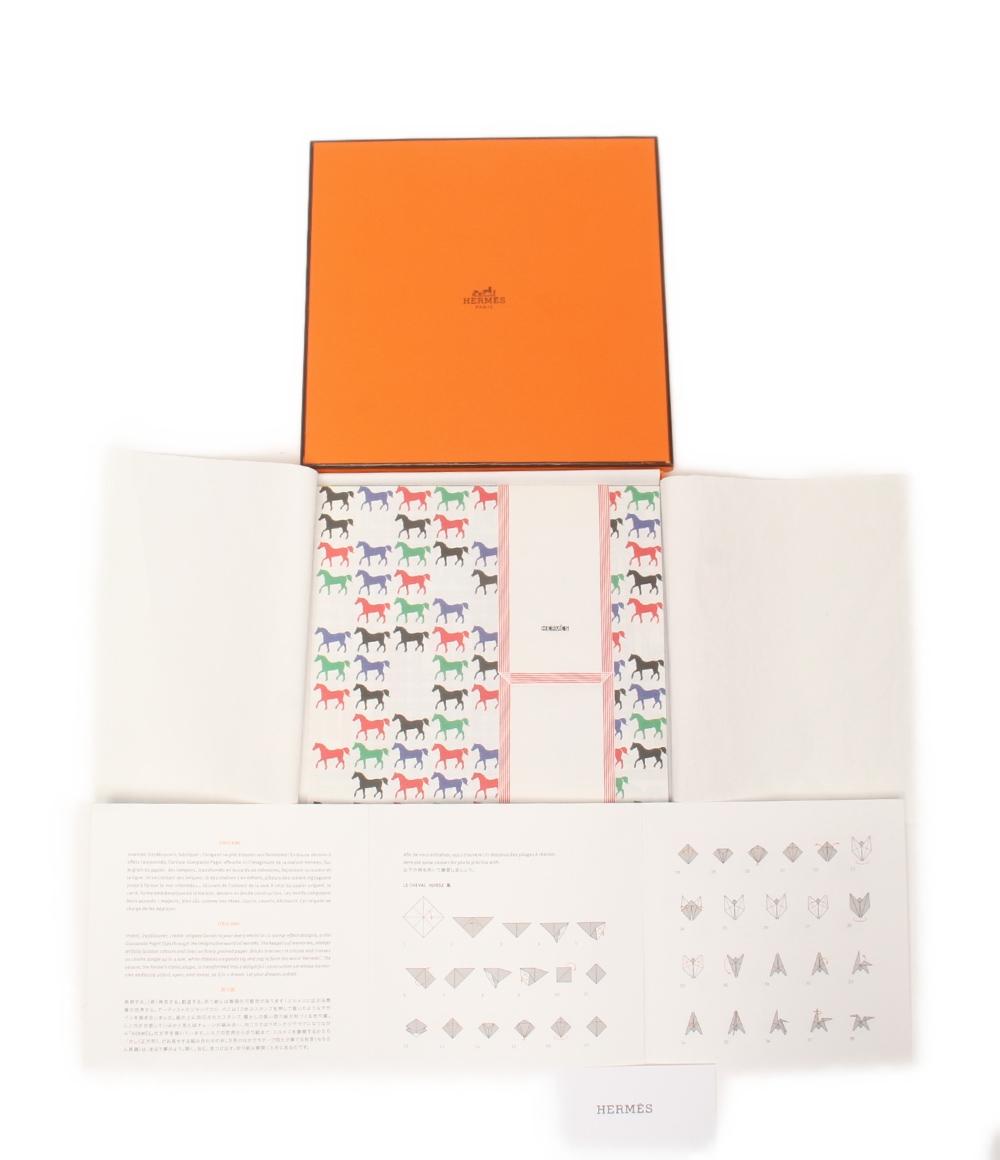 美品 HERMES 折り紙 24枚入り レディース メンズ エルメス