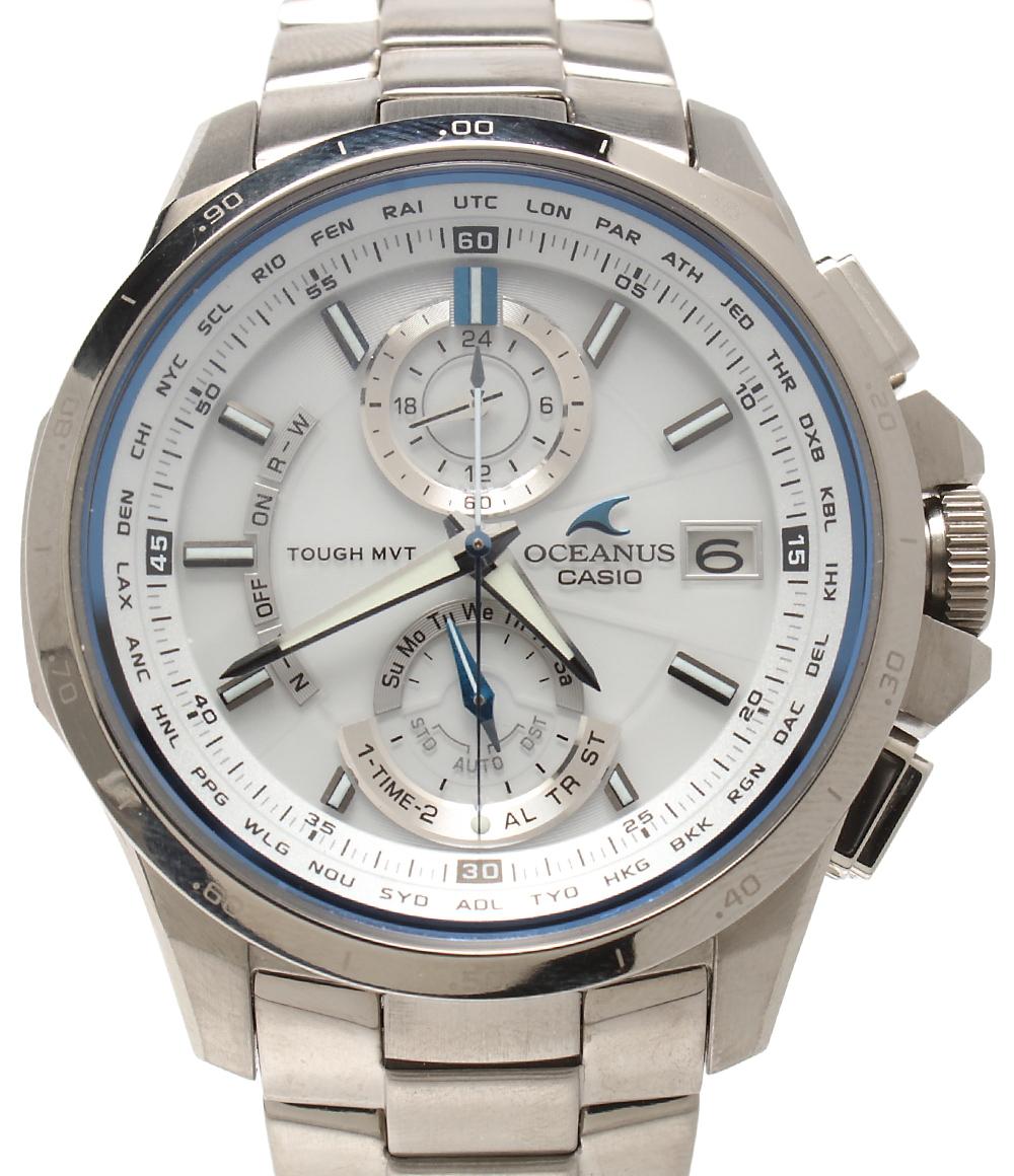 CASIO 腕時計 OCEANUS オシアナス ソーラー ホワイト OCW-T1000 メンズ