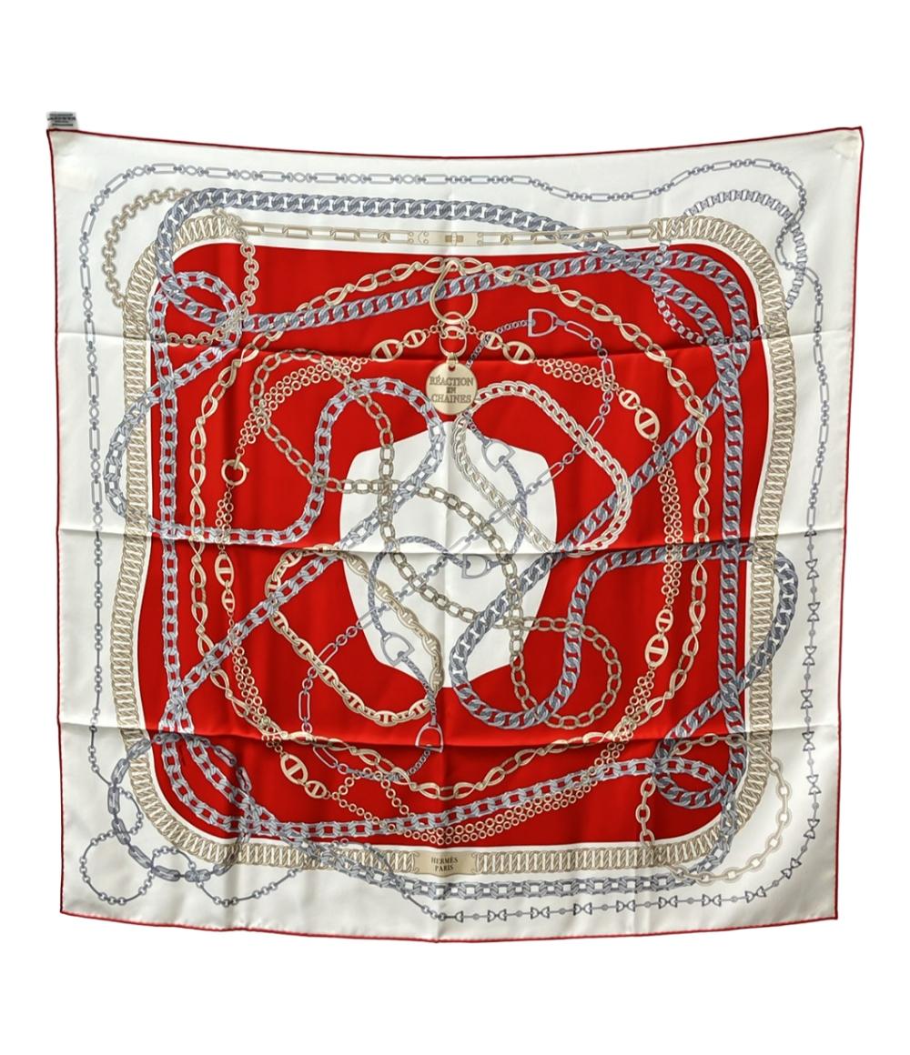 69B192｜美品｜エルメス カレ90 スカーフ シルク 轡の気品