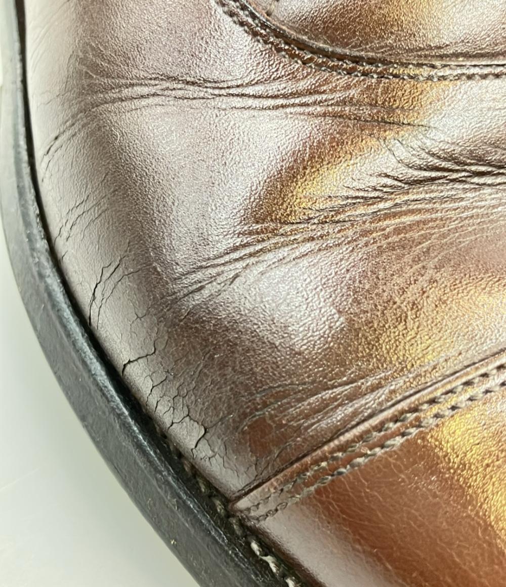 訳あり スコッチグレイン ドレスシューズ ストレートチップ メンズ SIZE 25 1/2 (S) SCOTCH GRAIN