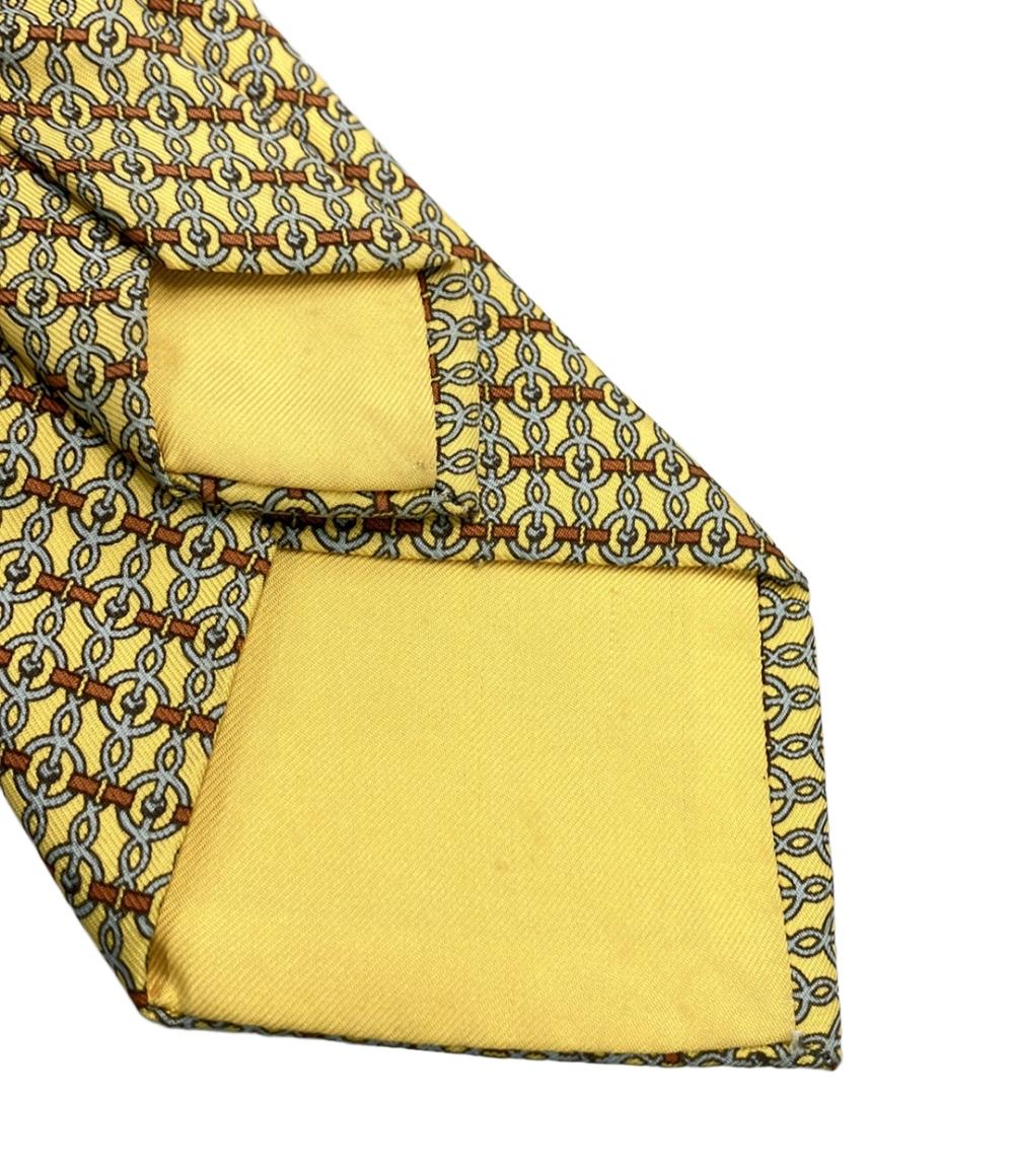 HERMES ネクタイ シルク 100% メンズ エルメス