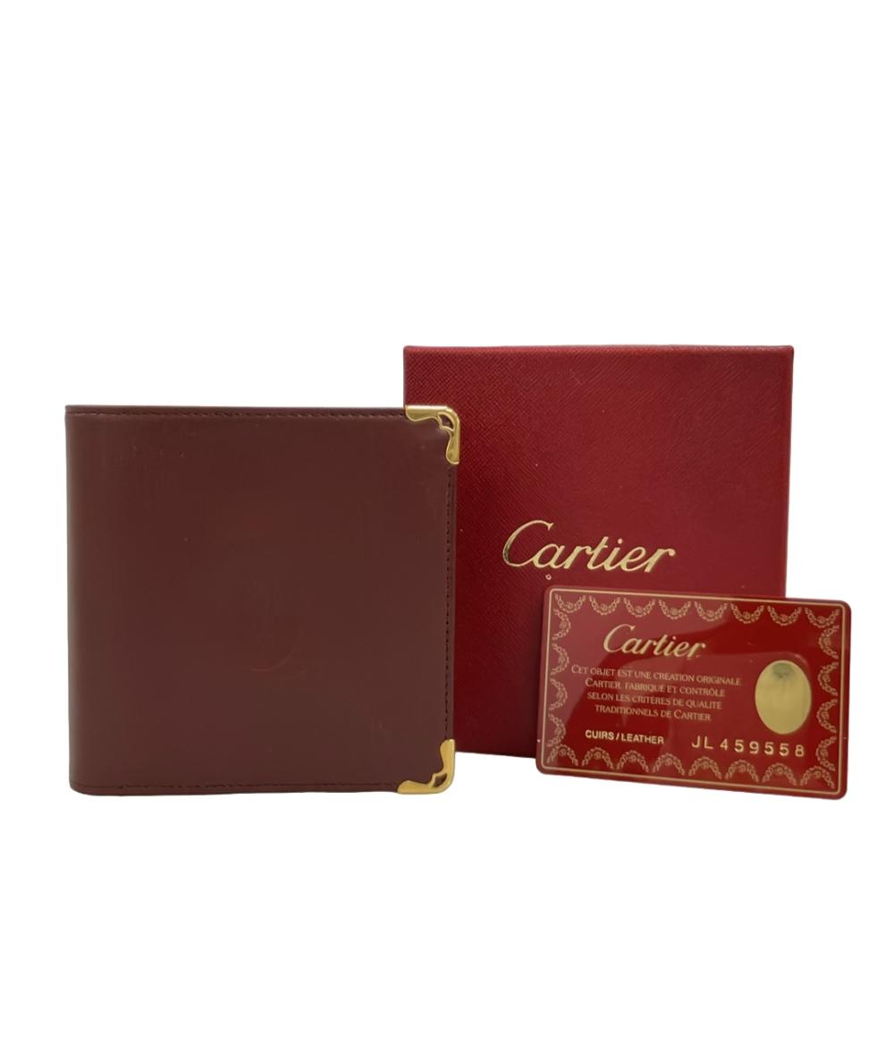 Cartier 二つ折り財布 マスト ドゥ カルティエ メンズ レディース カルティエ