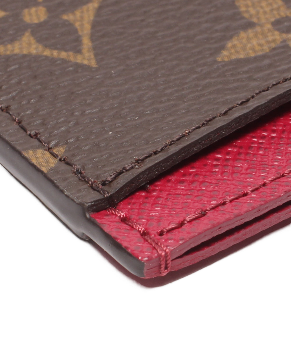 美品 LOUIS VUITTON カードケース ポルトカルト サーンプル モノグラム M60703 レディース ルイ・ヴィトン