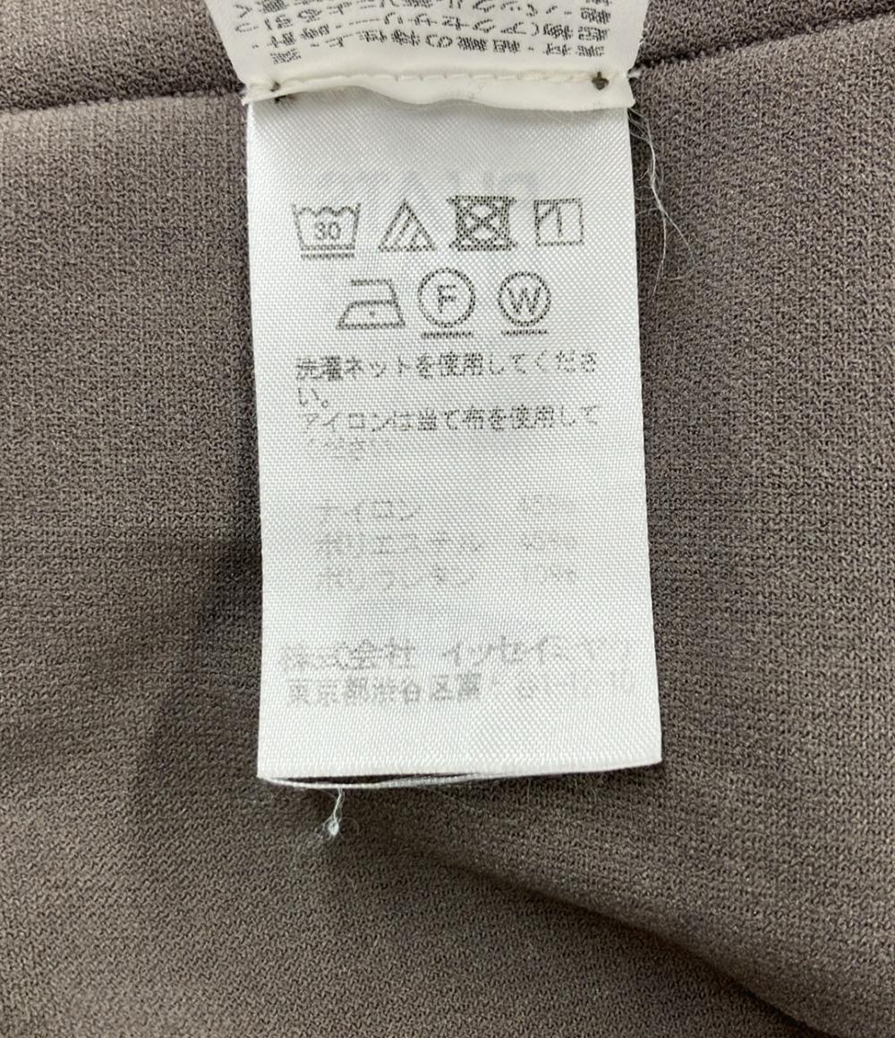 美品 PLEATS PLEASE 長袖Tシャツ 袖メッシュ PP01LK941 レディース SIZE 3 (L) プリーツプリーズ