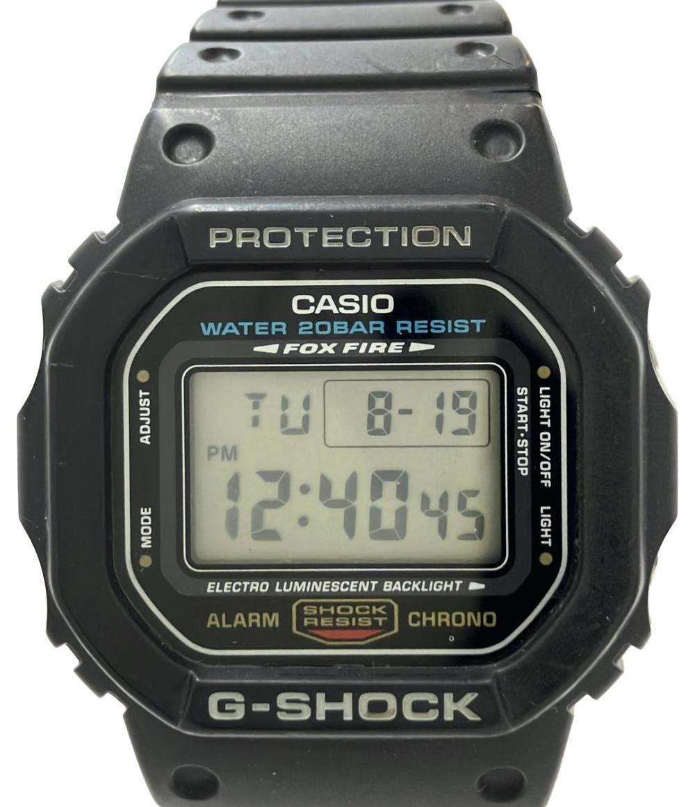 G-SHOCK DW-5600E FOX FIRE ブラック DW-5600E-1 | CASIO