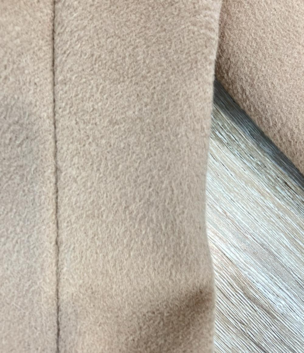 MAX MARA STUDIO フーデッドコート バージンウール キャメル ファー 60862813 レディース SIZE 36 (XS) マックスマーラステュディオ