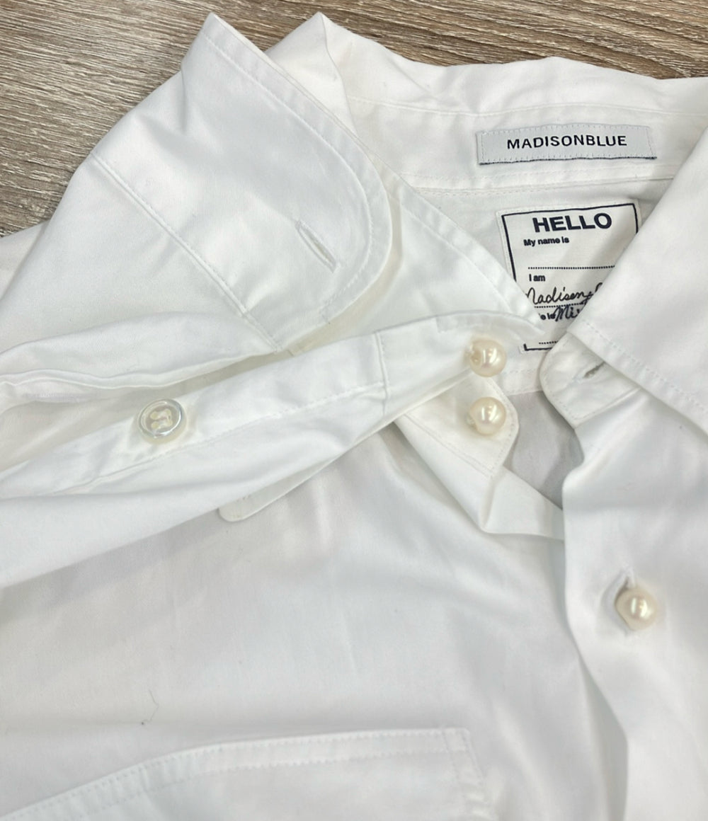 MADISONBLUE 長袖シャツ パールボタン MB234-5101NM レディース SIZE 00 (XS) マディソンブルー