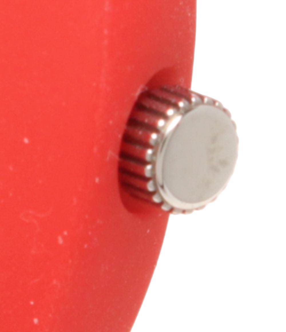 美品 ice watch 腕時計 SHISHAMOコラボ クオーツ レッド系 レディース メンズ アイスウォッチ