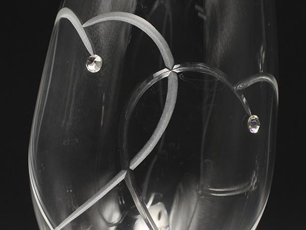 美品 ウエッジウッド ワイングラス 2点セット ペア プロミシス トゥー ハーツ WEDGWOOD