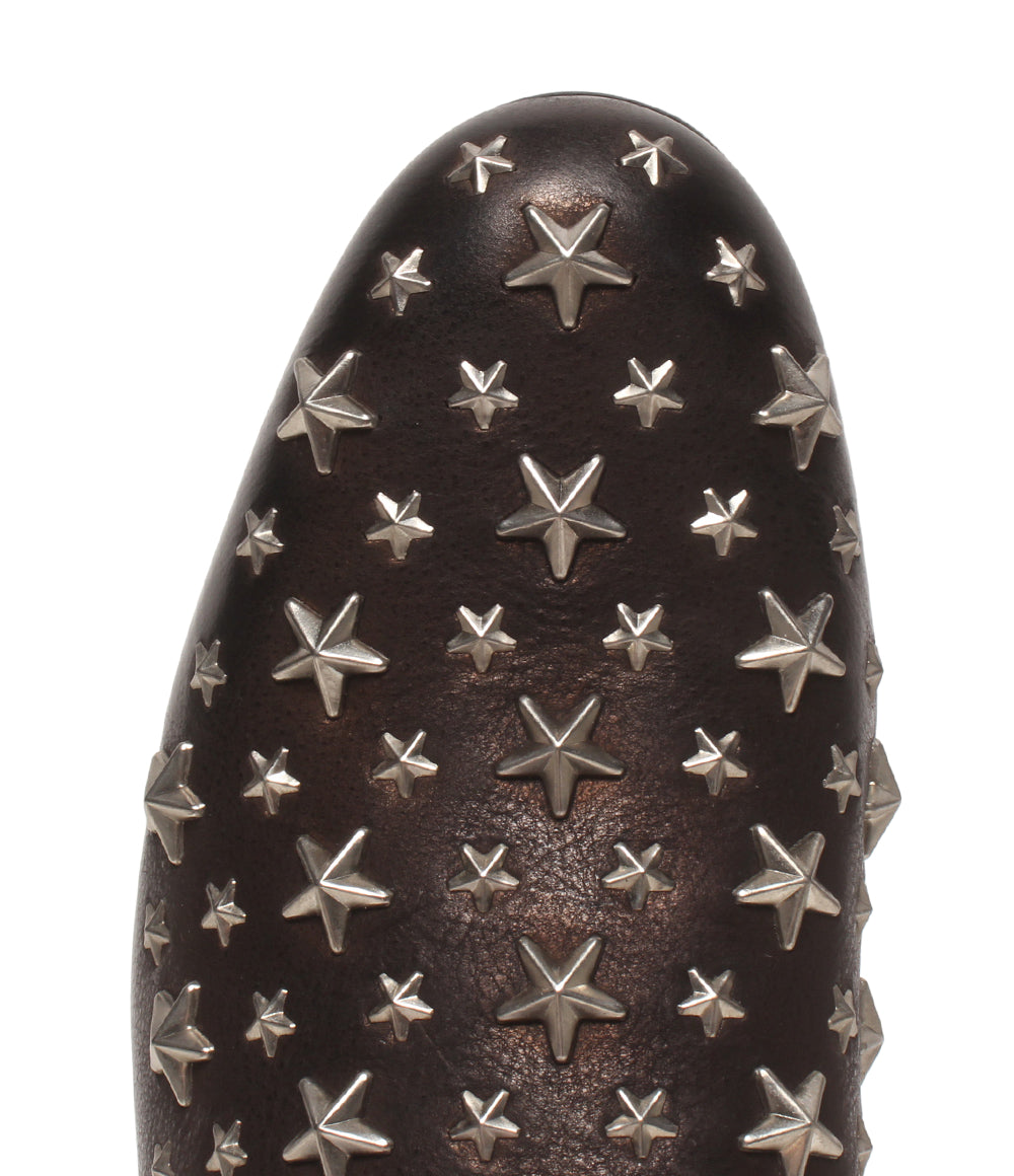 美品 Jimmy Choo レザースリッポン スタッズ メンズ SIZE 42 ジミーチュウ