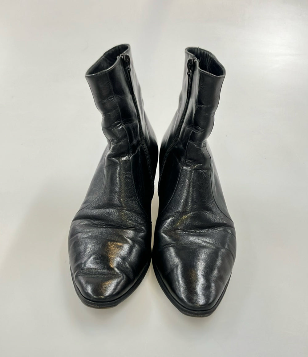 SAINT LAURENT ショートブーツ サイドジップ レディース SIZE 39 1/2 サンローラン