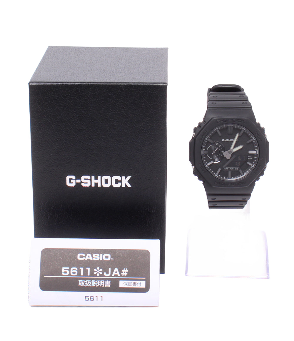 美品 CASIO 腕時計 リュクスブラック G-SHOCK クオーツ ブラック GA-2100LXB メンズ カシオ