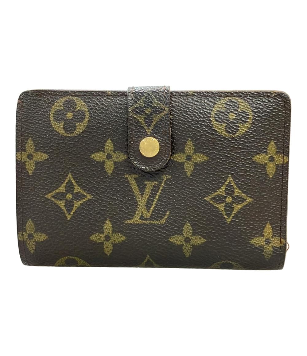 ルイ・ヴィトン 二つ折り財布 がま口 キャンバス モノグラム M61674 レディース LOUIS VUITTON LOUIS VUITTON 二つ折り財布 がま口 キャンバス モノグラム M61674