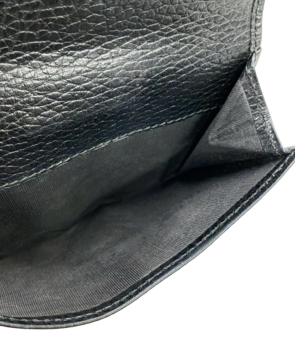 GUCCI ダブルホック 二つ折り財布 コンパクトウォレット レザー GGマーモント 456122 496334 レディース グッチ