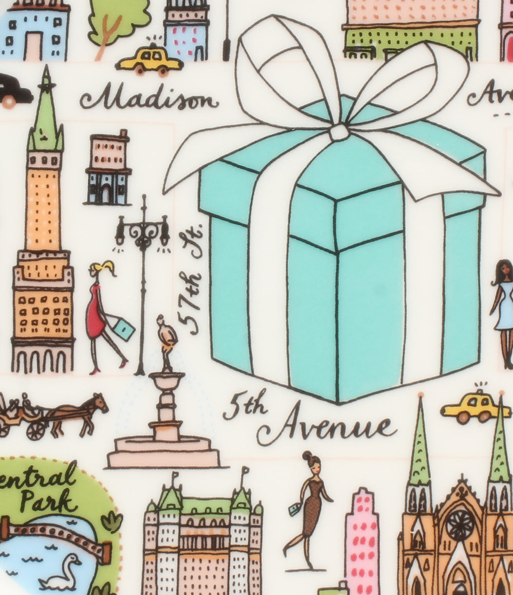 美品 Tiffany & Co. プレート 皿 2点セット 19cm 5th アベニュー ティファニー
