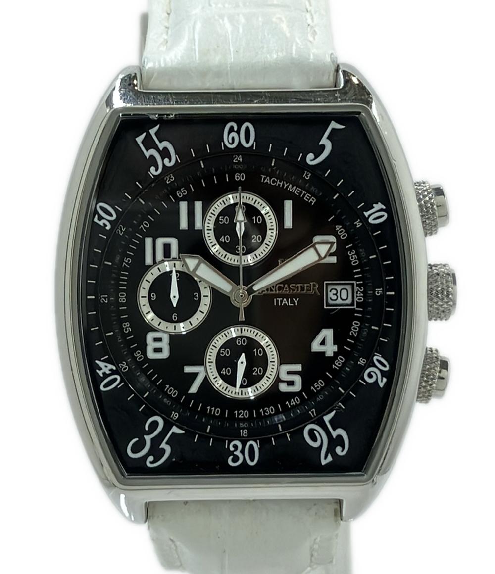 LANCASTER 腕時計 クオーツ ブラック REF.0258 メンズ レディース