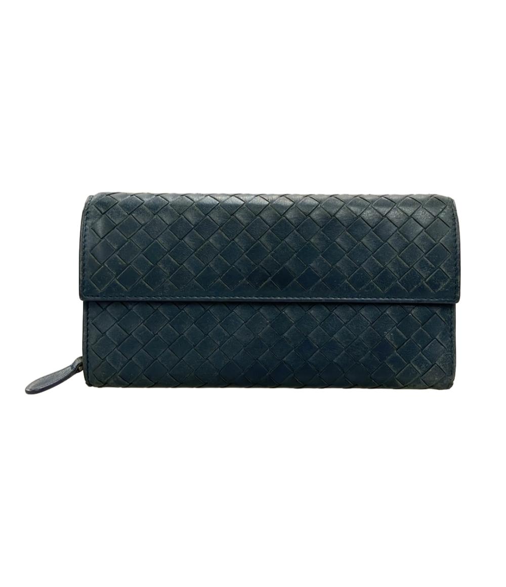 BOTTEGA VENETA 長財布 レザー イントレチャート レディース ボッテガ
