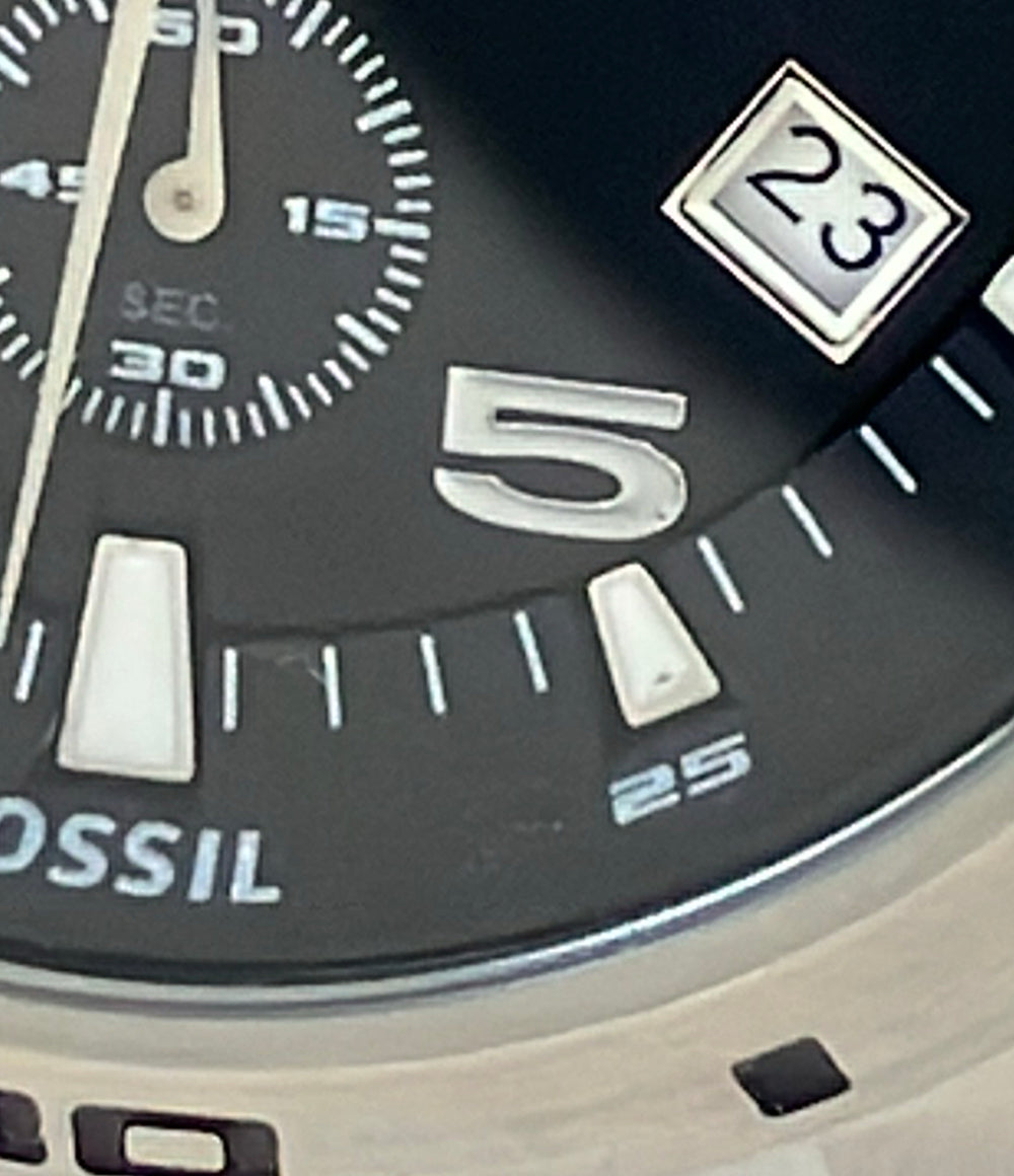 FOSSIL 腕時計 クオーツ ブラック CH-2539 メンズ フォッシル