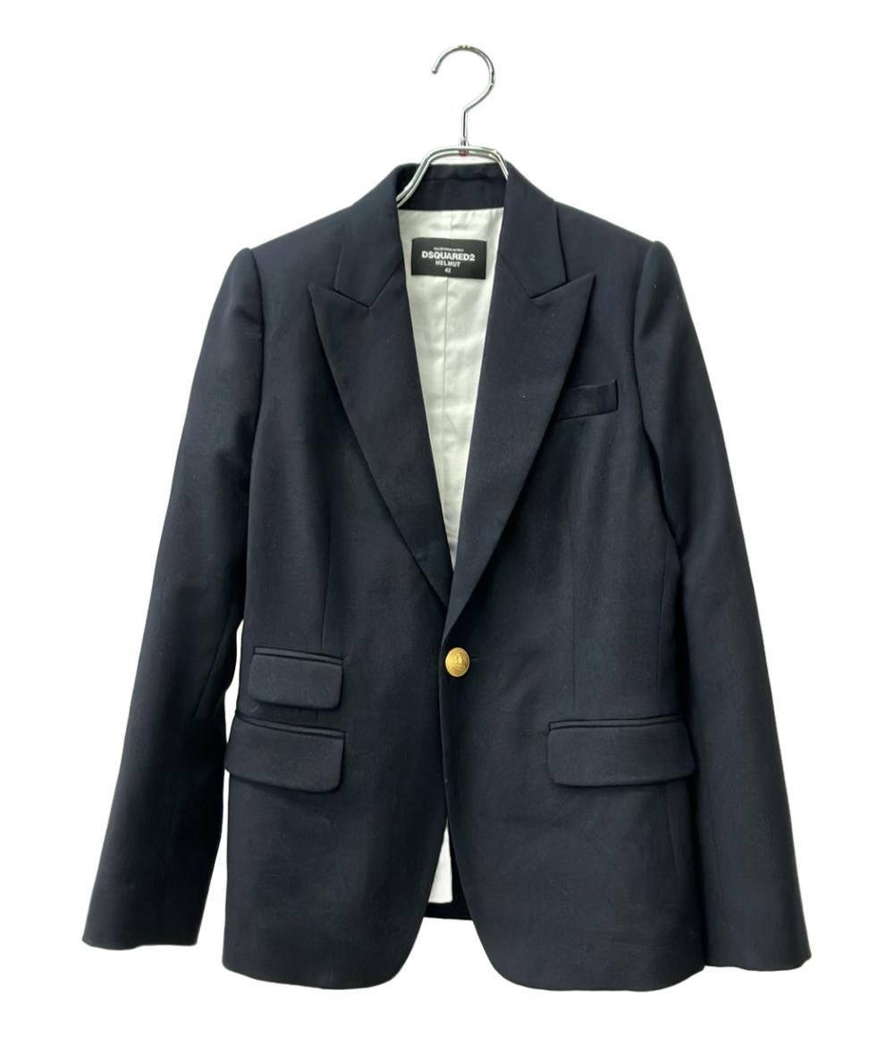 新品タグ付きDSQUARED2 ミリタリージャケット 金ボタン　イタリア製38 美品 DSQUARED2 テーラードジャケット 金ボタン S75BN0630 レディース