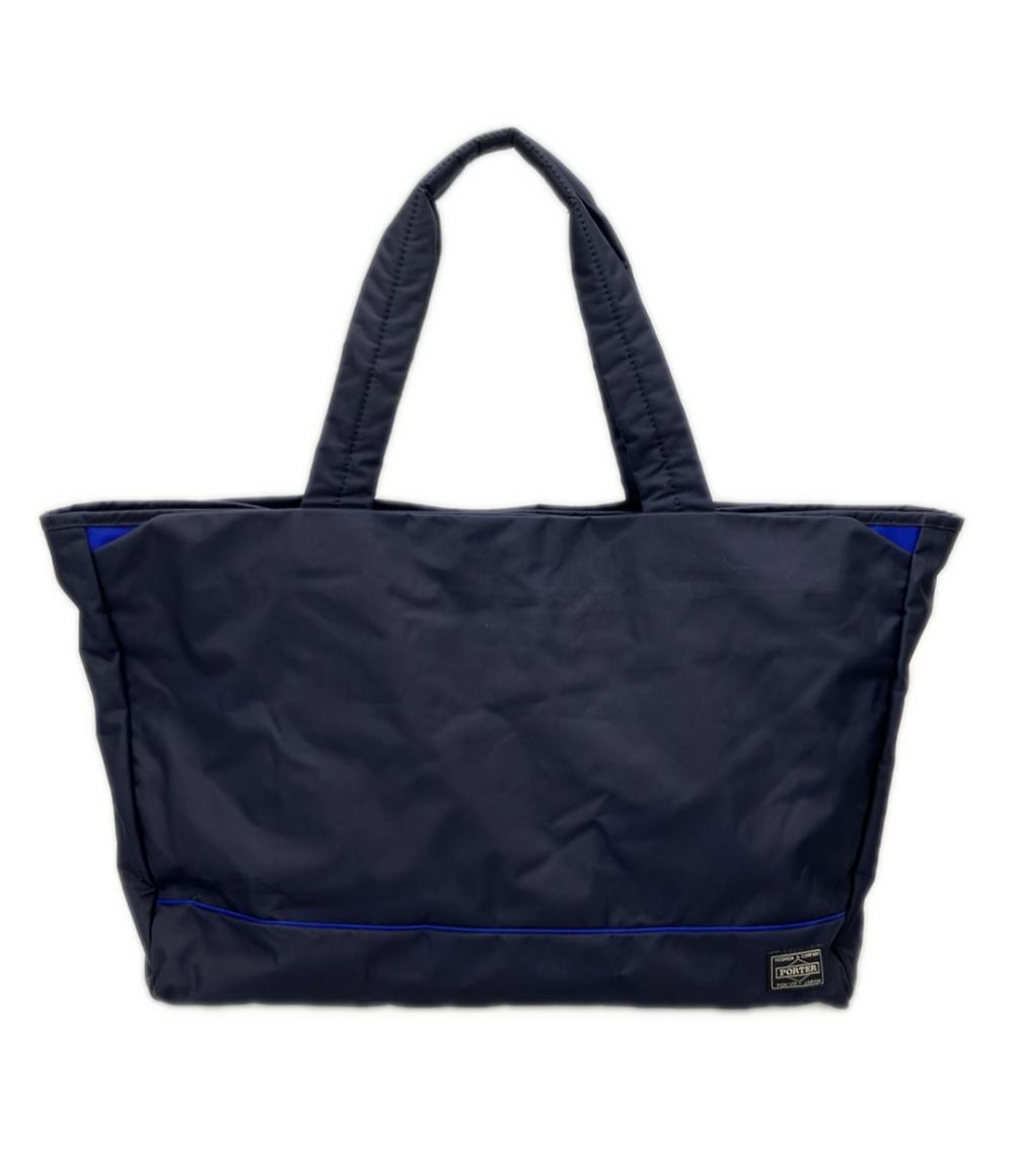 89 美品　ポーターガールズ　トートバッグ　ネイビー PORTER POTER GIRL トートバッグ ショルダーバッグ 肩掛け MOUSSE TOTE
