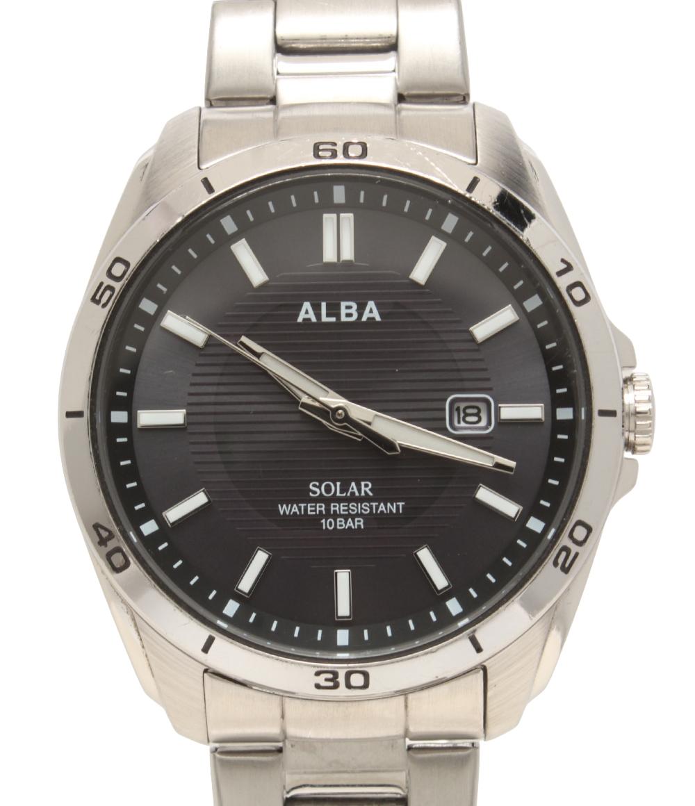 ALBA 腕時計 ソーラー ブラック AS32-KVD0 メンズ アルバ – Rehello by