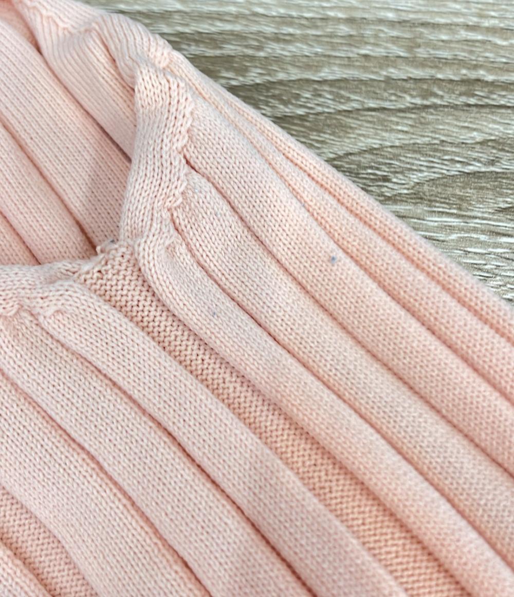 PLEATS PLEASE 半袖ニット25SS RIB KNIT ショートスリーブ クールネック PP51KK852 レディース プリーツプリーズ