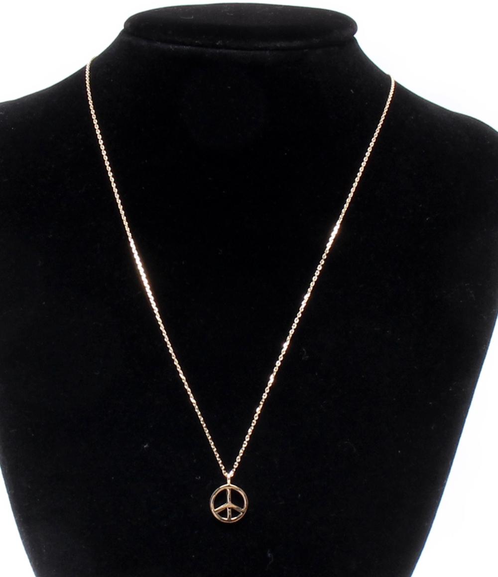 美品 プエルタデルソル ネックレス K18 レディース PUERTA DEL SOL