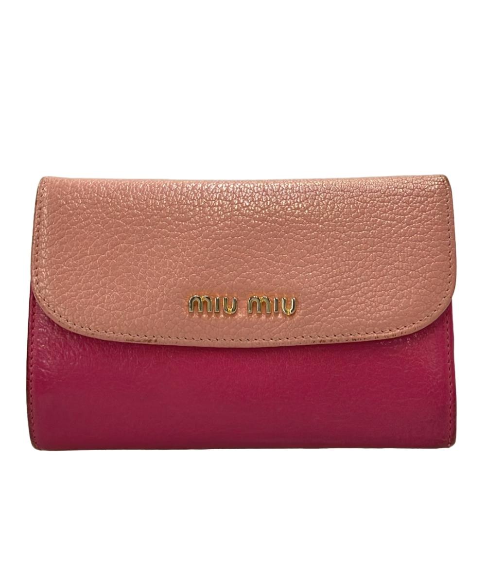 Miu Miu 二つ折り財布 レディース ミュウ ミュウ – Rehello by BOOKOFF