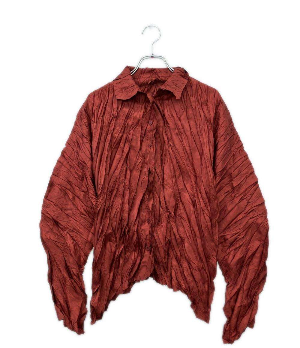 PLEATS PLEASE 長袖 ブラウス レディース SIZE 3 プリーツプリーズ