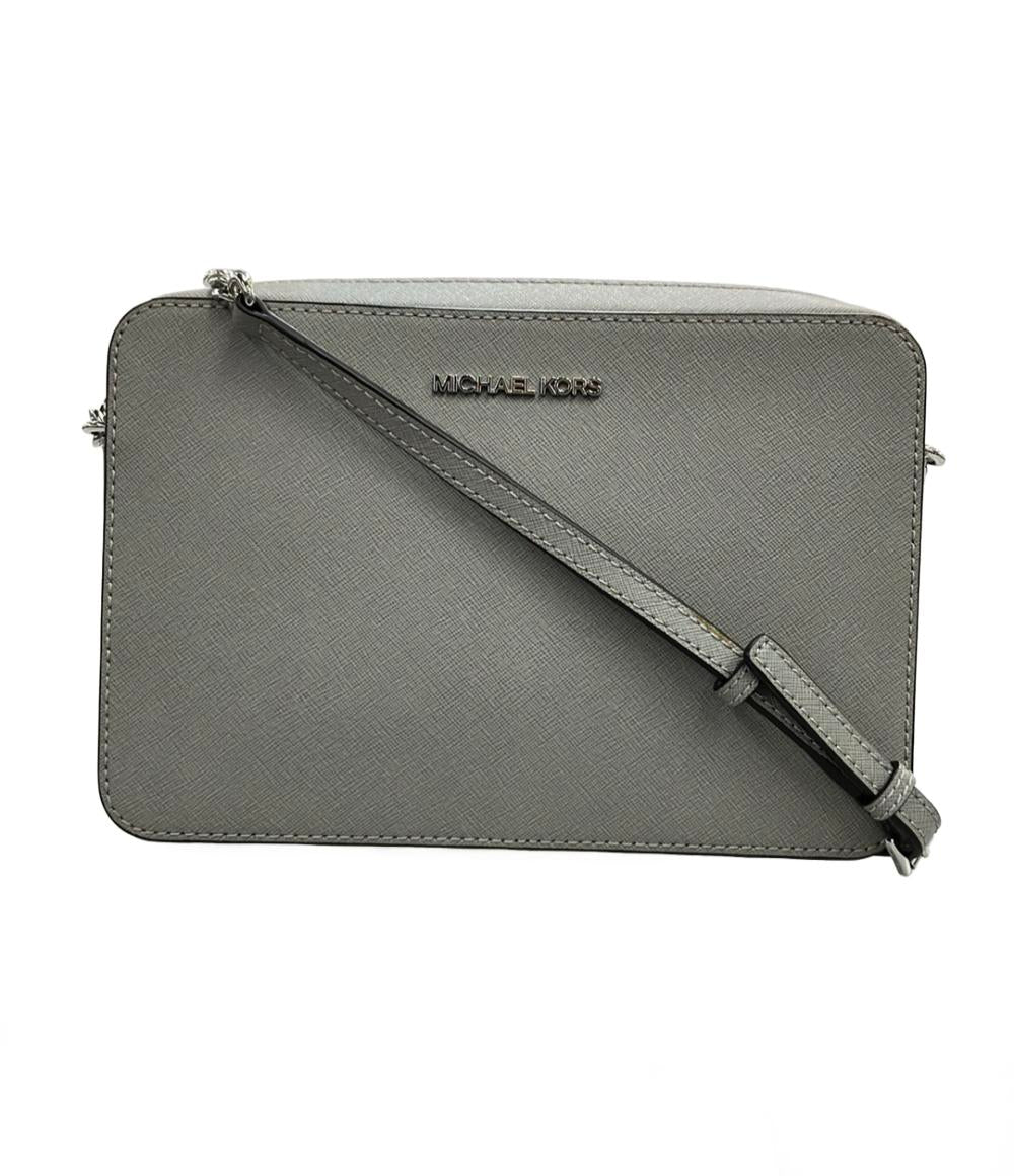 値下げ！MICHAEL KORS ショルダーバッグ ライトグレー 中古・古着通販】MICHAEL KORS (マイケル・コース) ショルダーバッグ