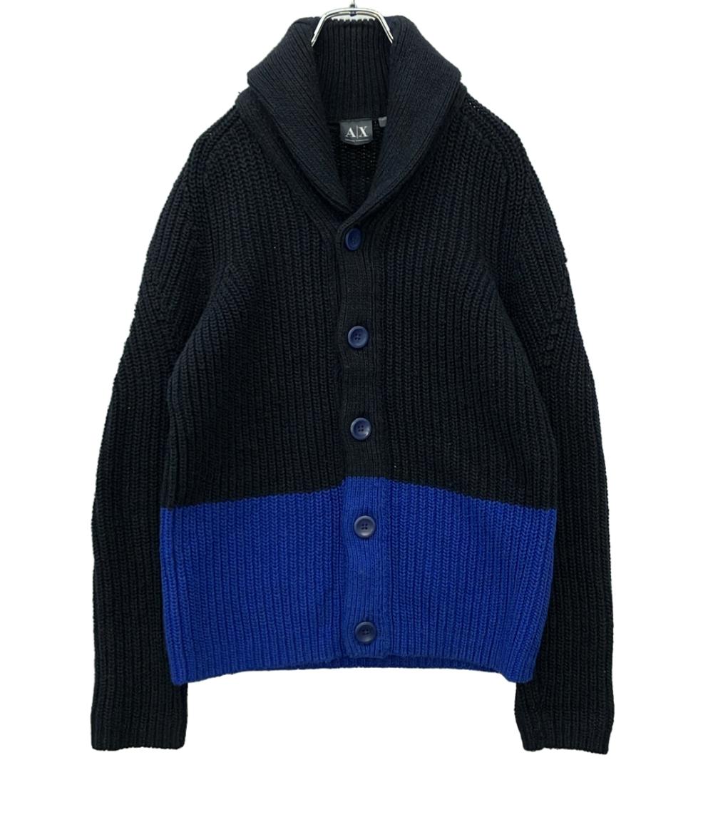ARMANI EXCHANGE ショールカラーニットカーディガン メンズ SIZE XS