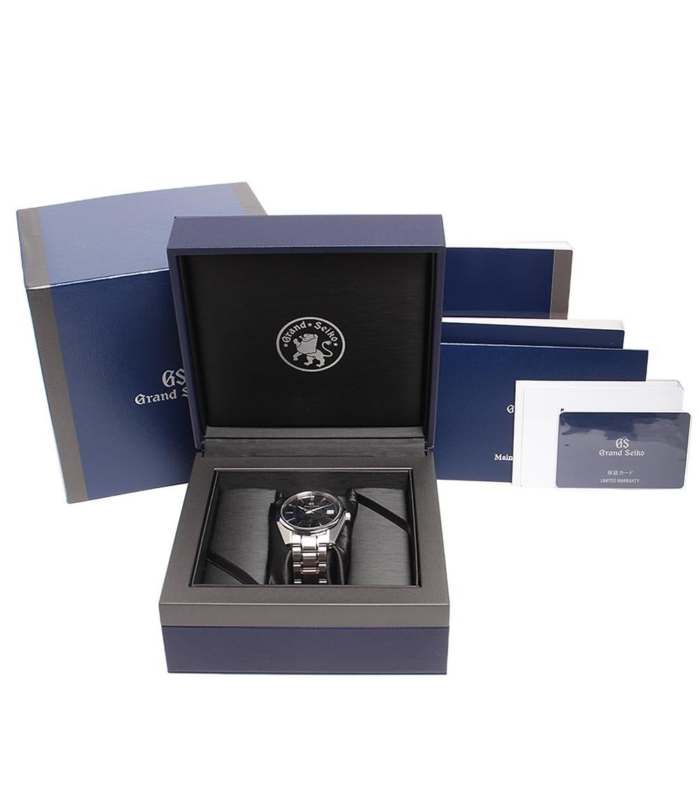 グランドセイコー 腕時計 デイト ダークブルー文字盤 ヘリテージコレクション クオーツ SBGP005 9F85-0AD0 メンズ Grand Seiko