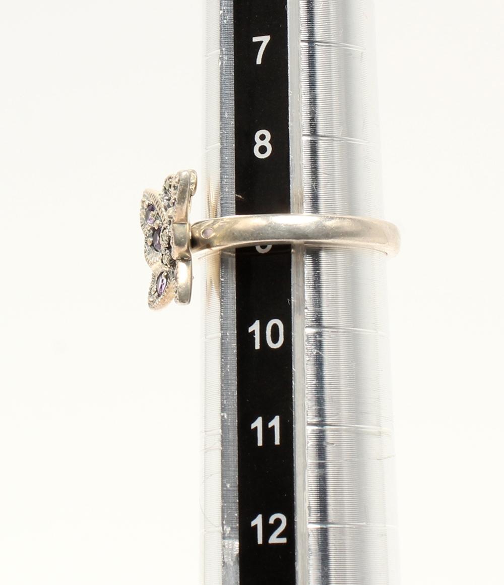 ANNA SUI リング 指輪 SV925 バタフライモチーフ レディース SIZE 9号 アナスイ