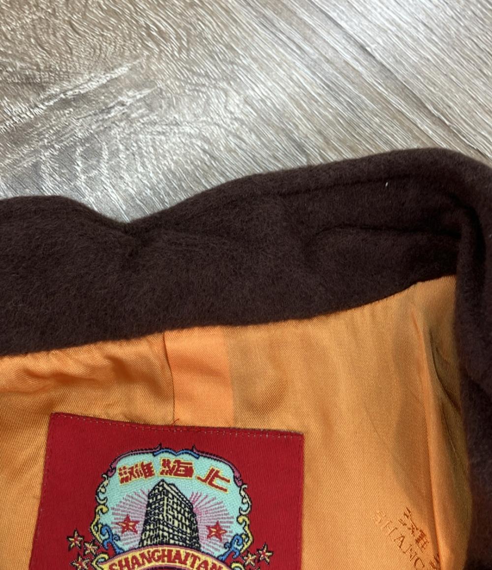 Shanghai Tang シャツジャケット チャイナ アンゴラ ウール SE-001 メンズ SIZE S シャンハイ タン