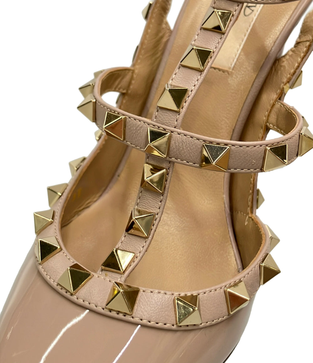 Valentino Garavani ストラップパンプス ロックスタッズ TT Z 3932 レディース SIZE 37 ヴァレンティノ・ガラヴァーニ