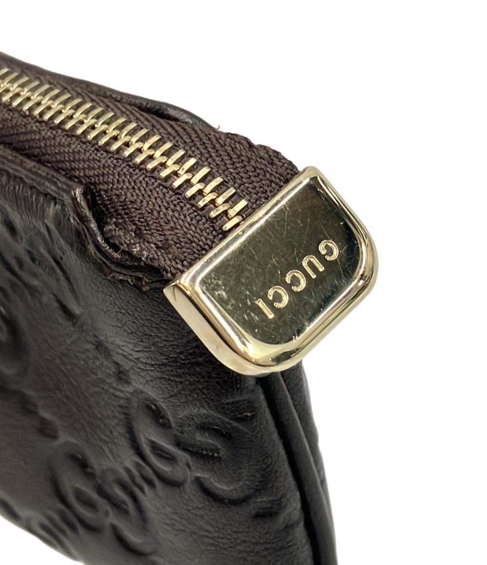 美品 GUCCI コインケース カラビナ付き 233813 002058 レディース メンズ グッチ