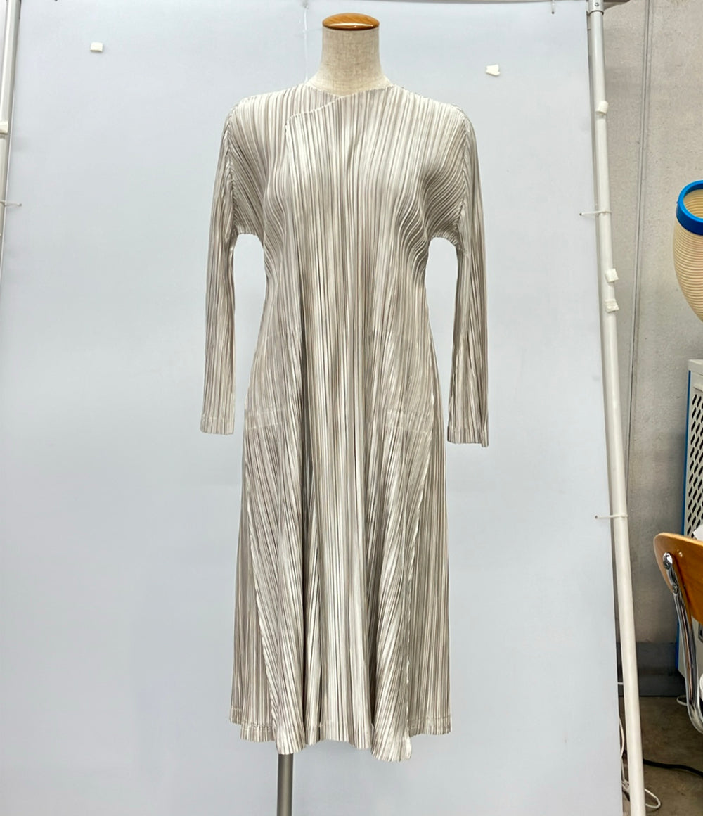 美品 PLEATS PLEASE コート プリーツ ロング ジャケット PP63-JA221 レディース SIZE 2 (M) プリーツプリーズ