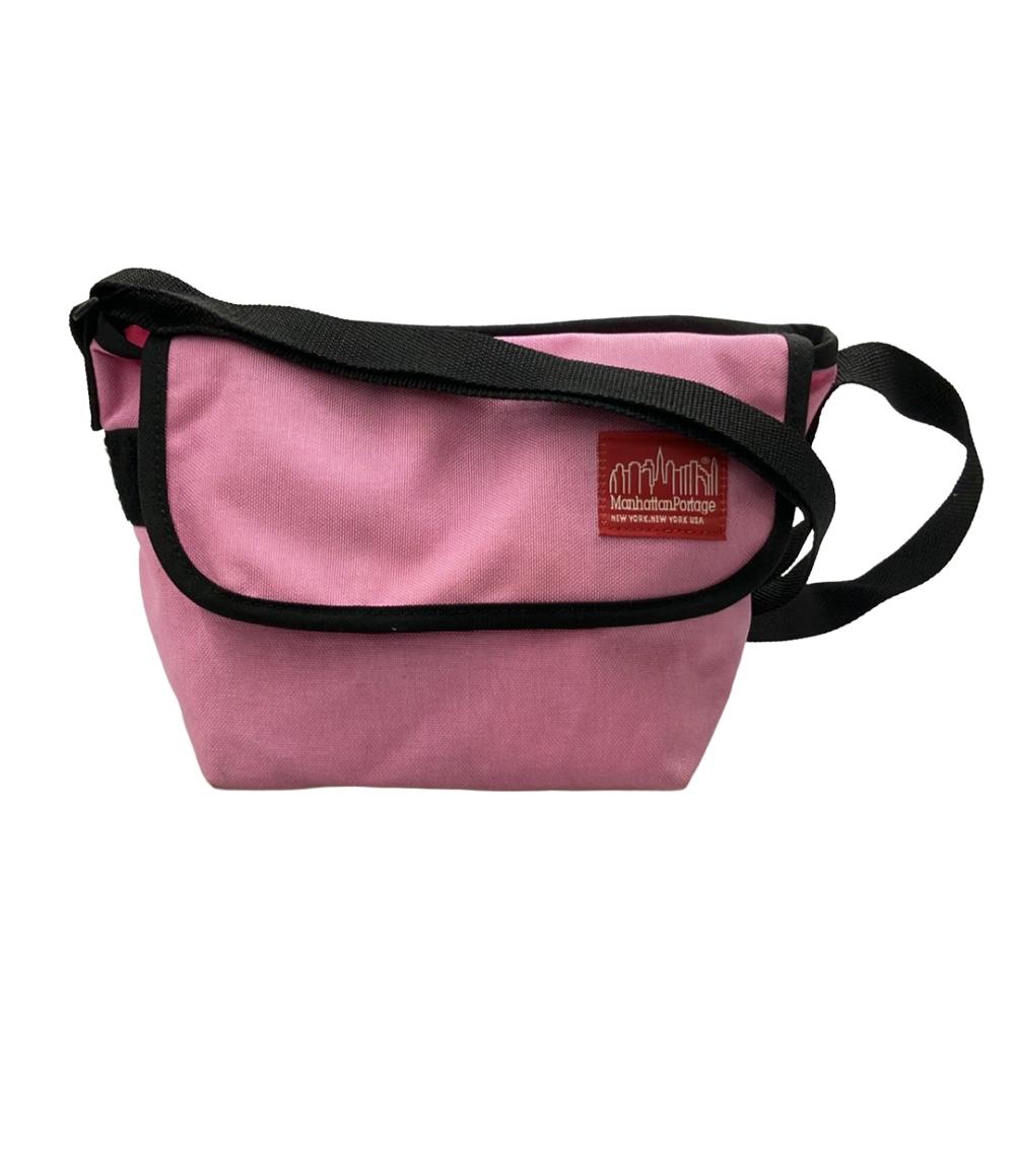 Manhattan Portage マンハッタンポーテージ ロゴ ショルダーバッグ ナイロン レディース [中古] Manhattan Portage ショルダーバッグ 斜め掛け メンズ レディース