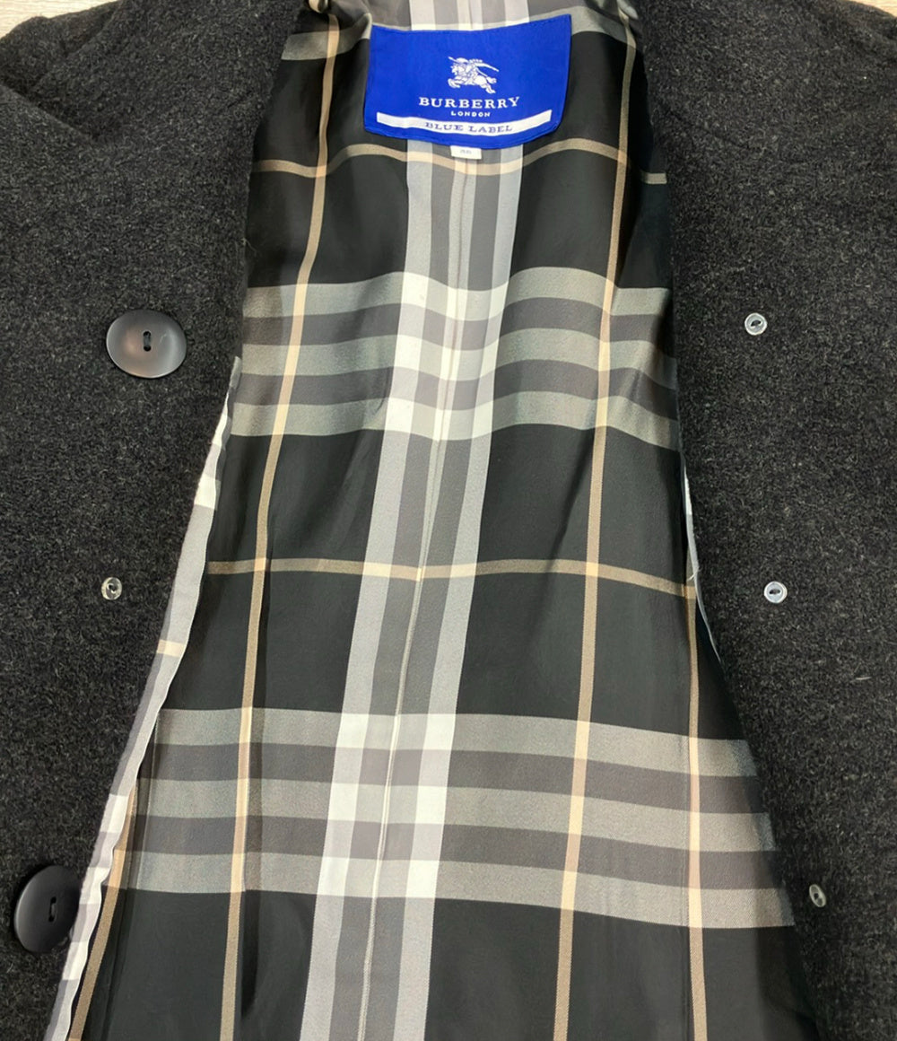 BURBERRY BLUE LABEL 裏地ノバチェックコート レディース SIZE 38 (S) バーバリーブルーレーベル