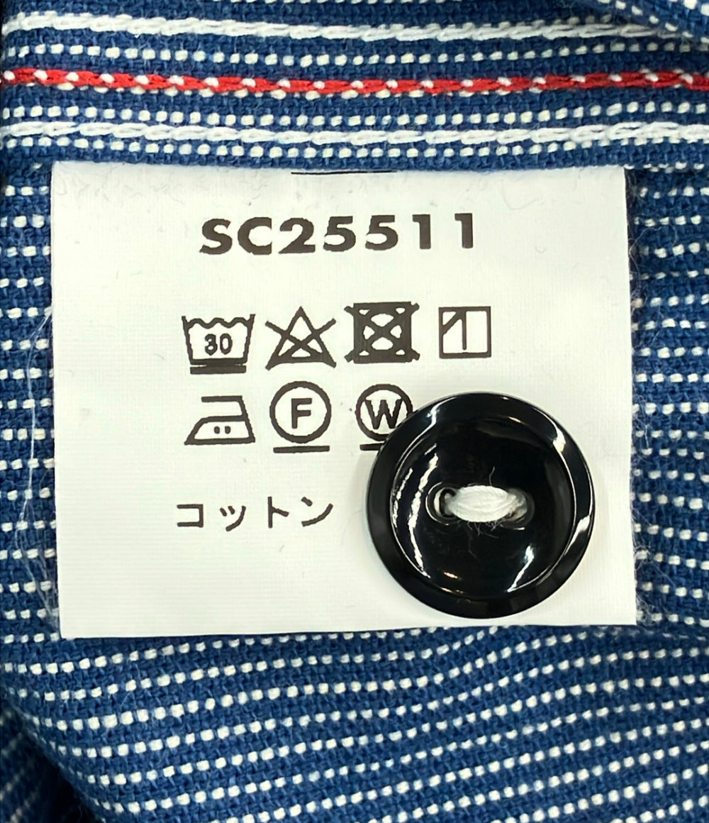 美品 SUGAR CANE 長袖シャツ JEAN CORD WORK SHIRT メンズ SIZE SMALL (S) シュガーケーン