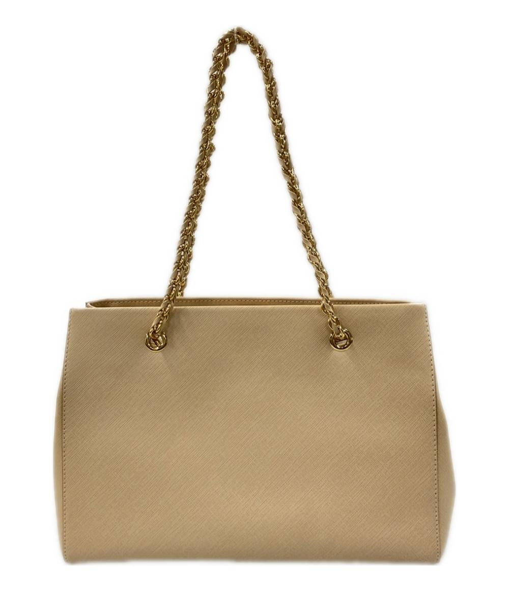 未使用 Salvatore ferragamo チェーンバッグ ベージュ サルヴァトーレフェラガモ Salvatore Ferragamo ヴァラ チェーン