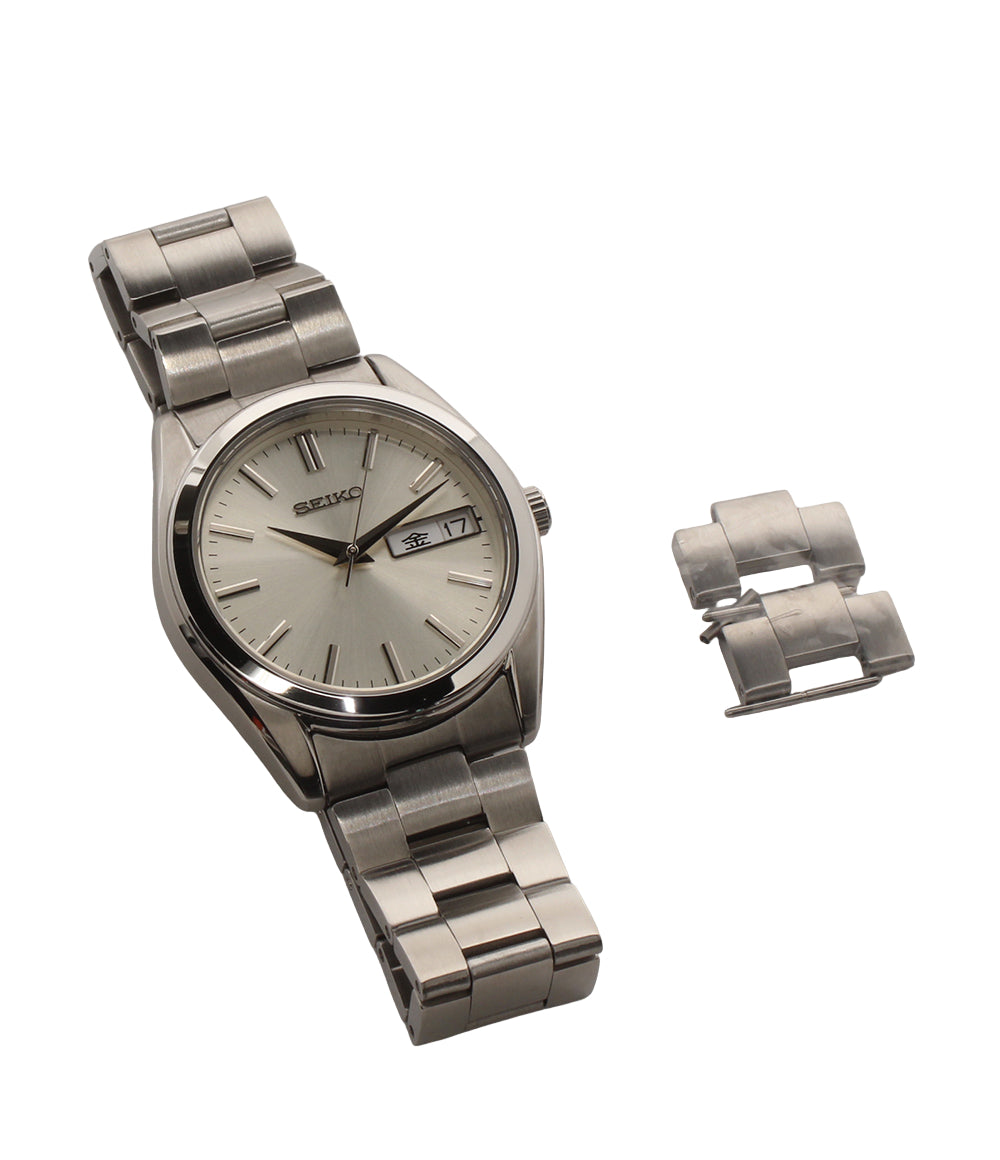 美品 SEIKO 腕時計 セレクション クオーツ シルバー 6N53-00B0 メンズ セイコー
