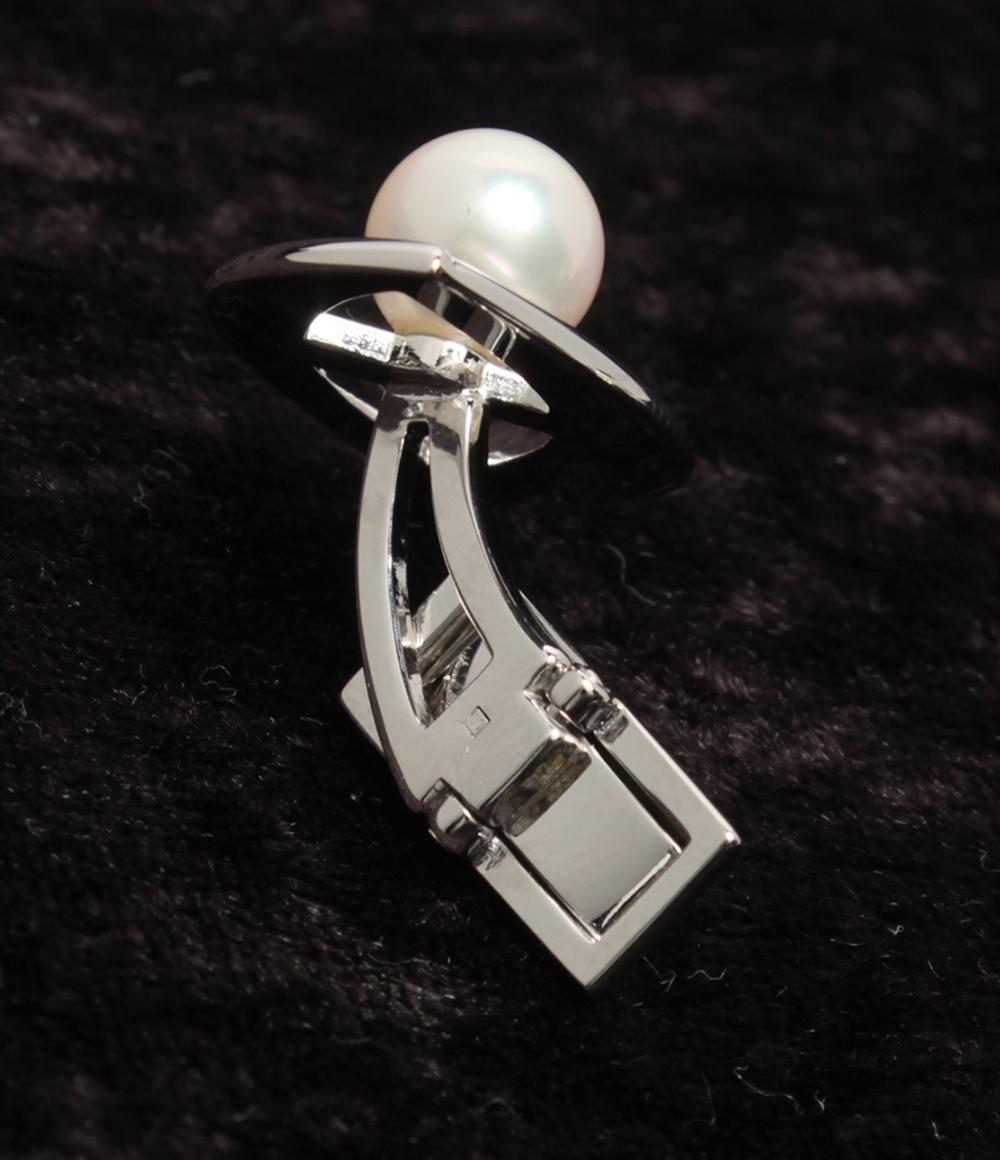 美品 MIKIMOTO カフス SV パール 7.3mm メンズ ミキモト
